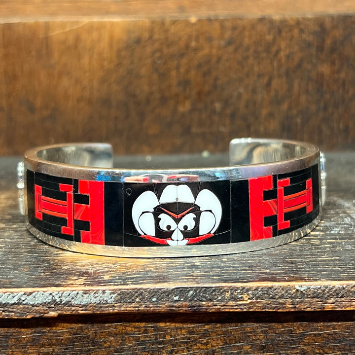 Texas Tech Red Raider Inlay Cuff Bracelet