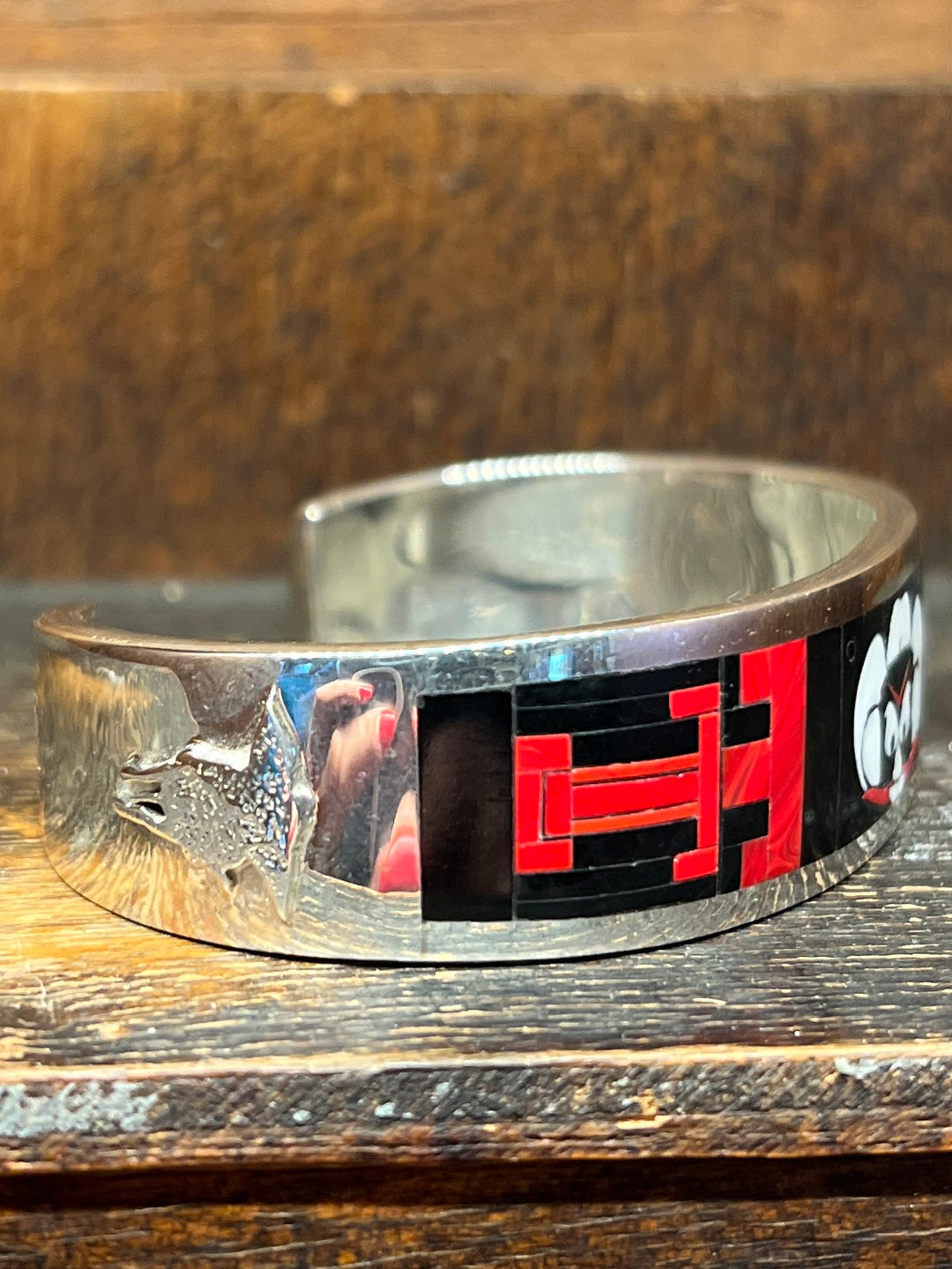 Texas Tech Red Raider Inlay Cuff Bracelet