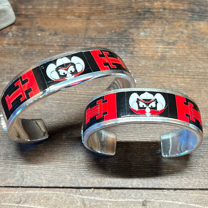 Texas Tech Red Raider Inlay Cuff Bracelet
