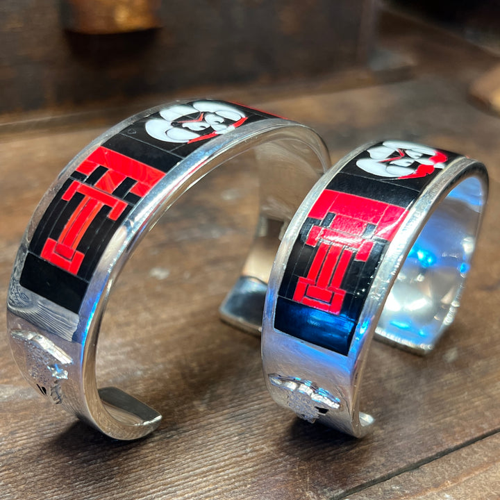 Texas Tech Red Raider Inlay Cuff Bracelet