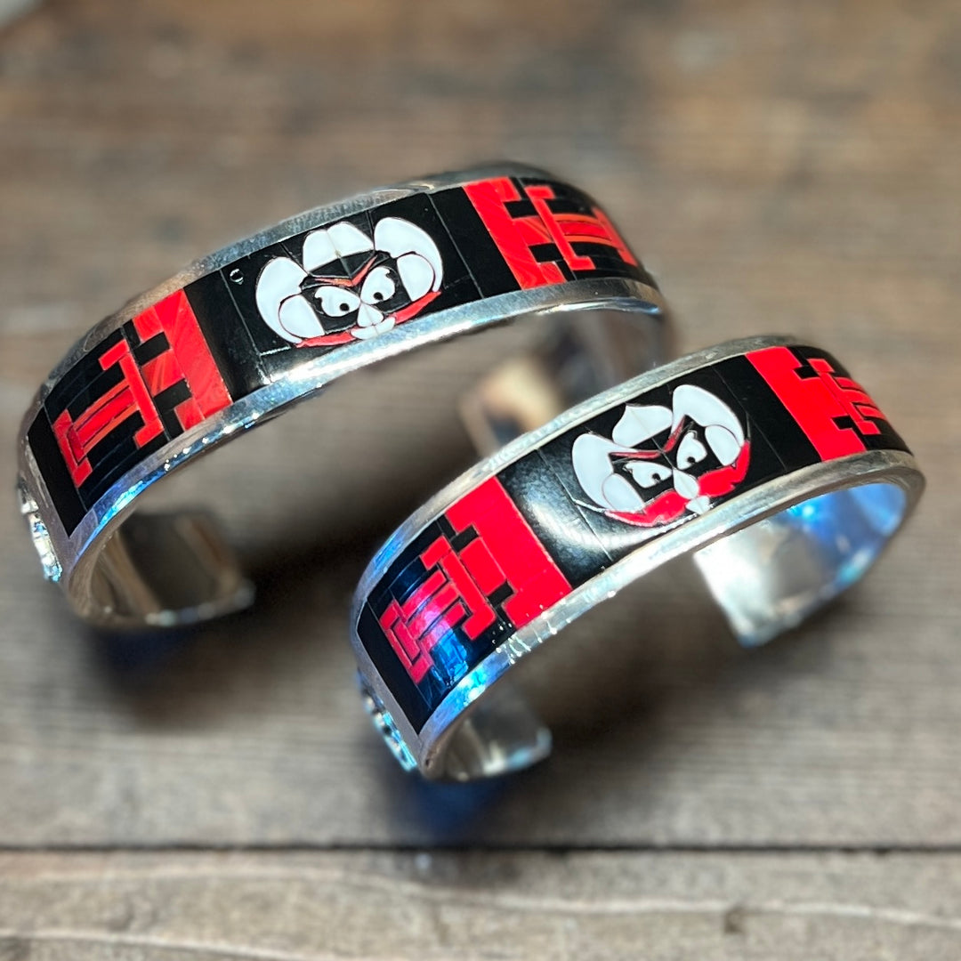 Texas Tech Red Raider Inlay Cuff Bracelet