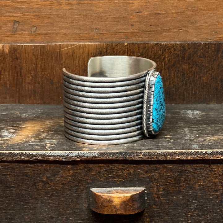 Tufa Cast Morenci Turquoise Cuff