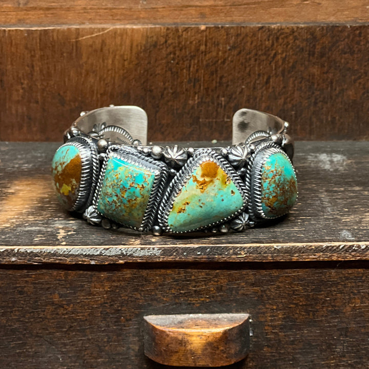 4 Stone Royston Turquoise Cuff