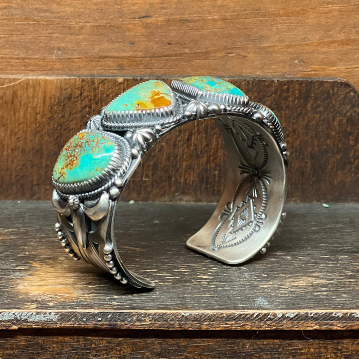 4 Stone Royston Turquoise Cuff