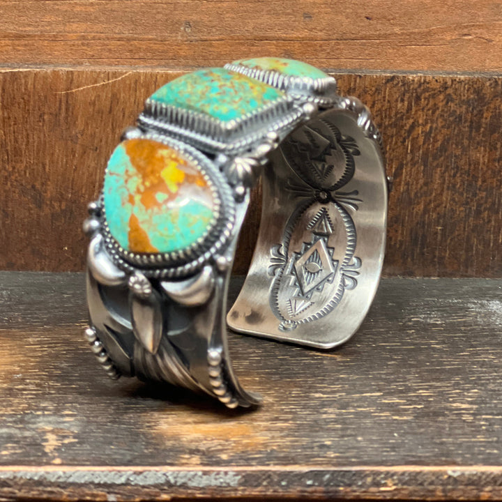 4 Stone Royston Turquoise Cuff