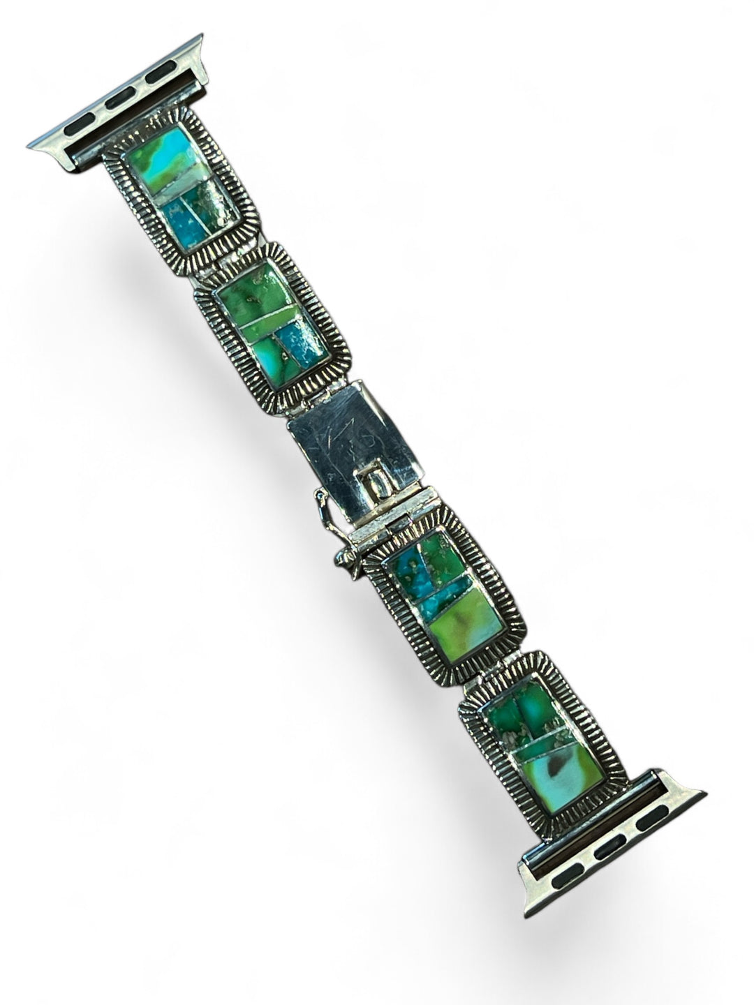 Sonora Gold Turquoise Inlay Watch Band