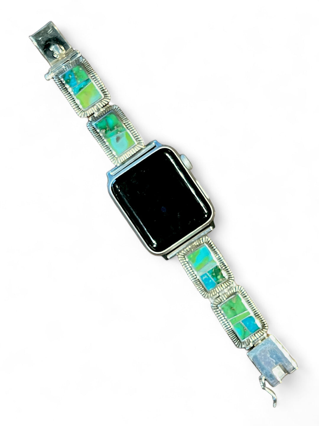 Sonora Gold Turquoise Inlay Watch Band