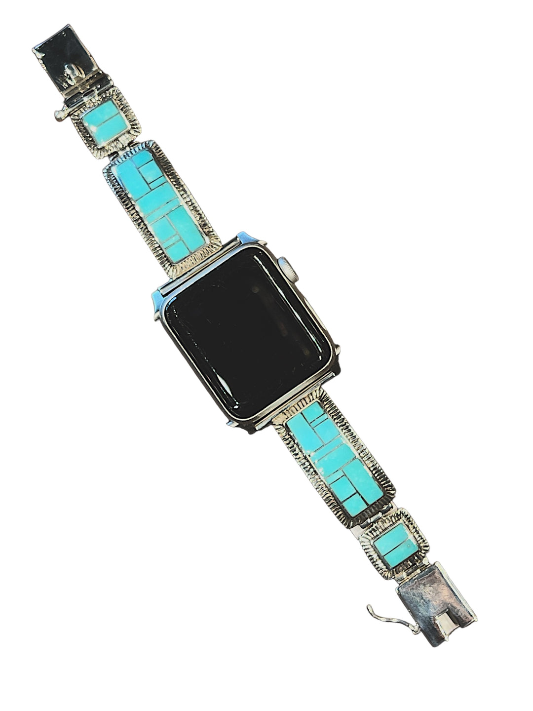 Arizona Blue Turquoise Inlay Watch Band