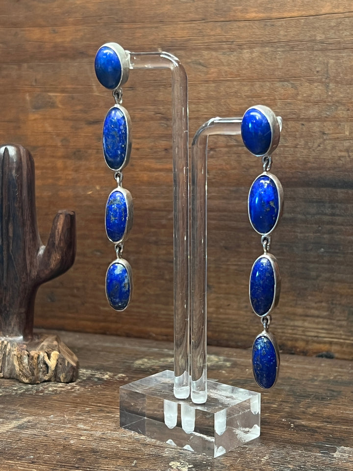 Lapis Dangle Earrings