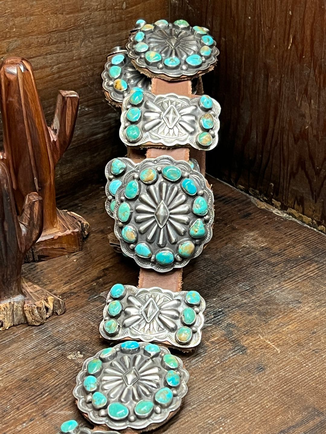 Royston Turquoise Cluster & Bow Belt