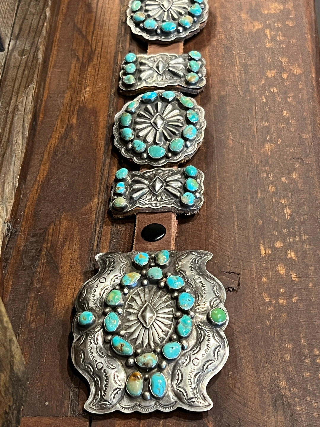 Royston Turquoise Cluster & Bow Belt