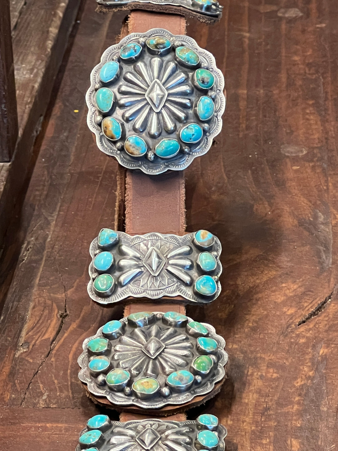 Royston Turquoise Cluster & Bow Belt