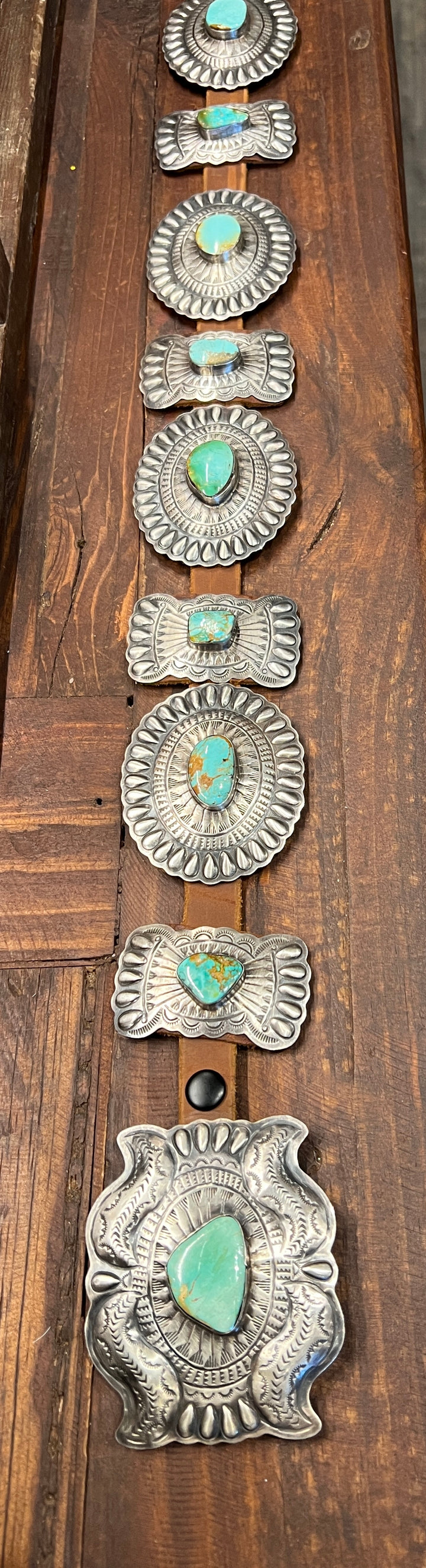 Green Turquoise Bow & Concho Belt