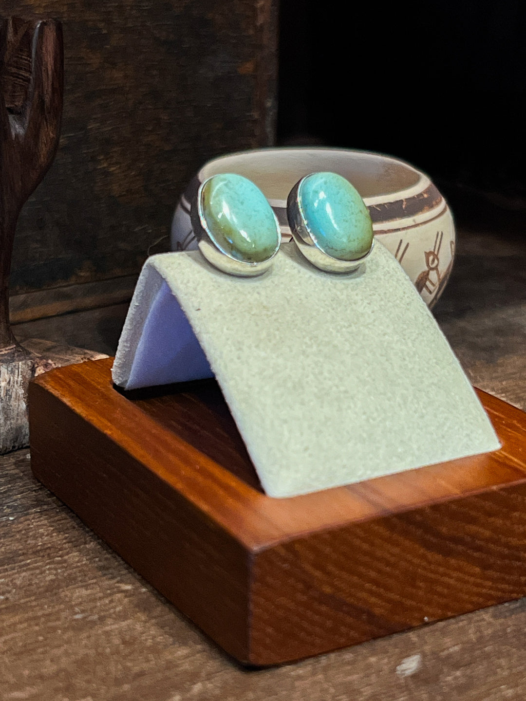 Robins Egg Turquoise Studs