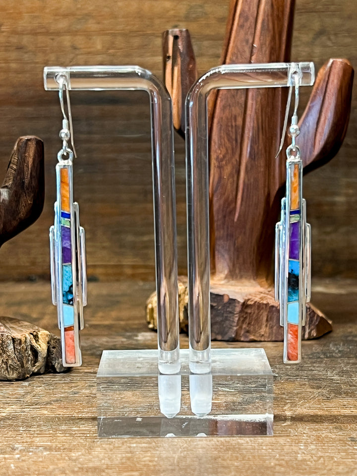 Indian Summer Inlaid Earrings