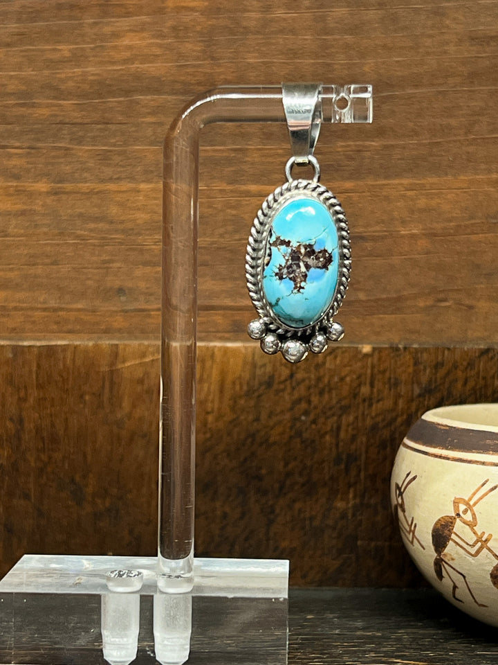 Oval Golden Hills Turquoise Pendant