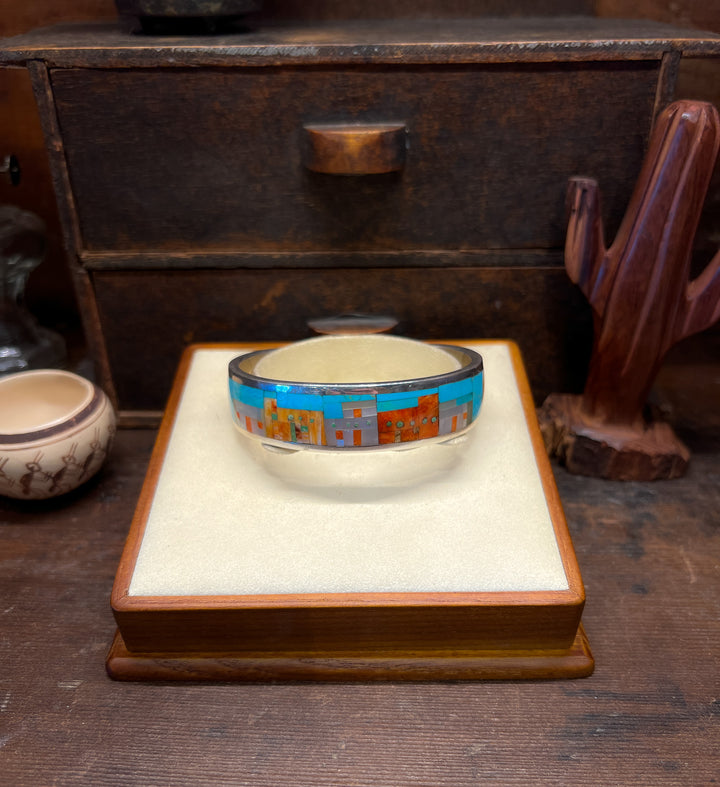 Pueblo Sunrise Inlay Cuff