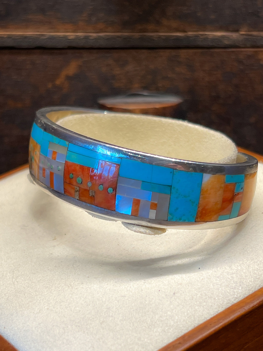 Pueblo Sunrise Inlay Cuff