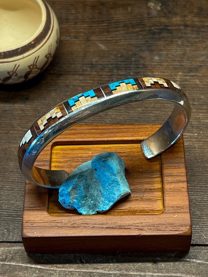 Ironwood Inlaid Inlay Design Cuff