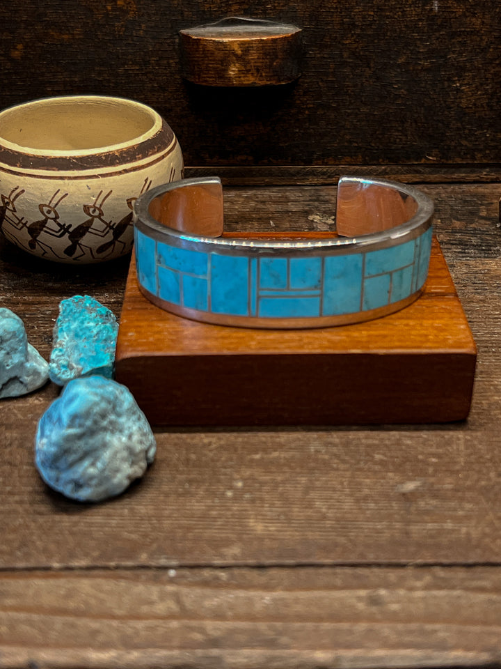 Arizona Blue Inlay Cuff