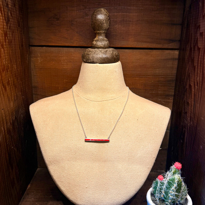 Rosarita Bar Inlay Necklace