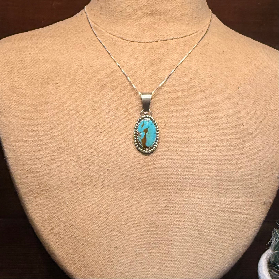 Oval Turquoise Pendant