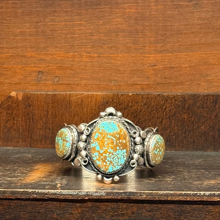 #8 Turquoise Cuff Bracelet by Jeff Largo