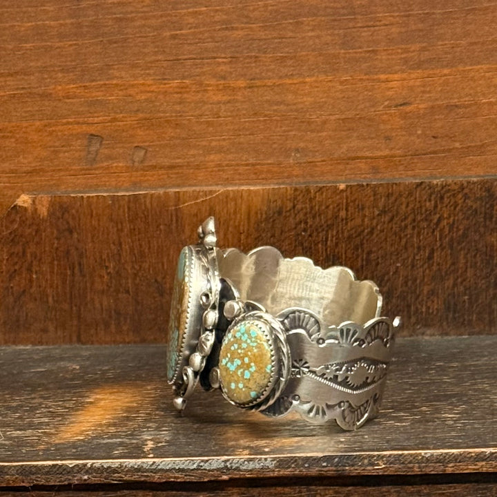 #8 Turquoise Cuff Bracelet by Jeff Largo
