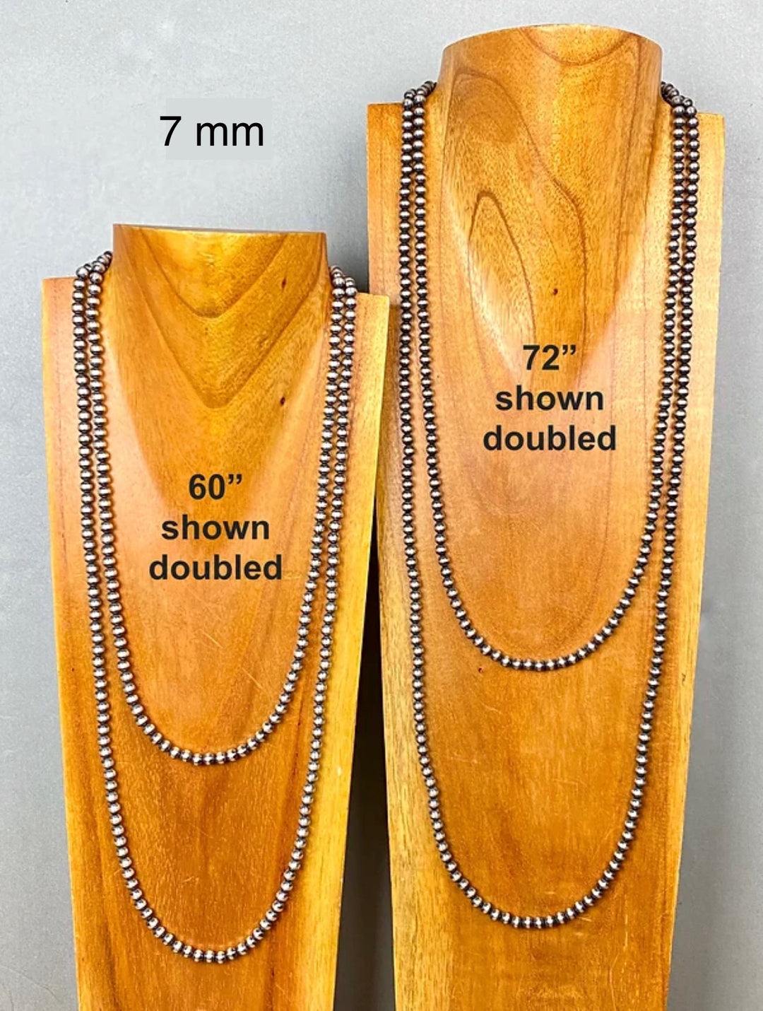 Navajo Perals 7mm 16" Necklace