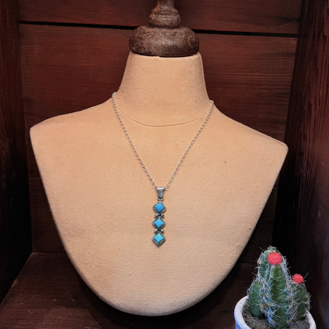 Campitos Turquoise Pendant by Keith Henry