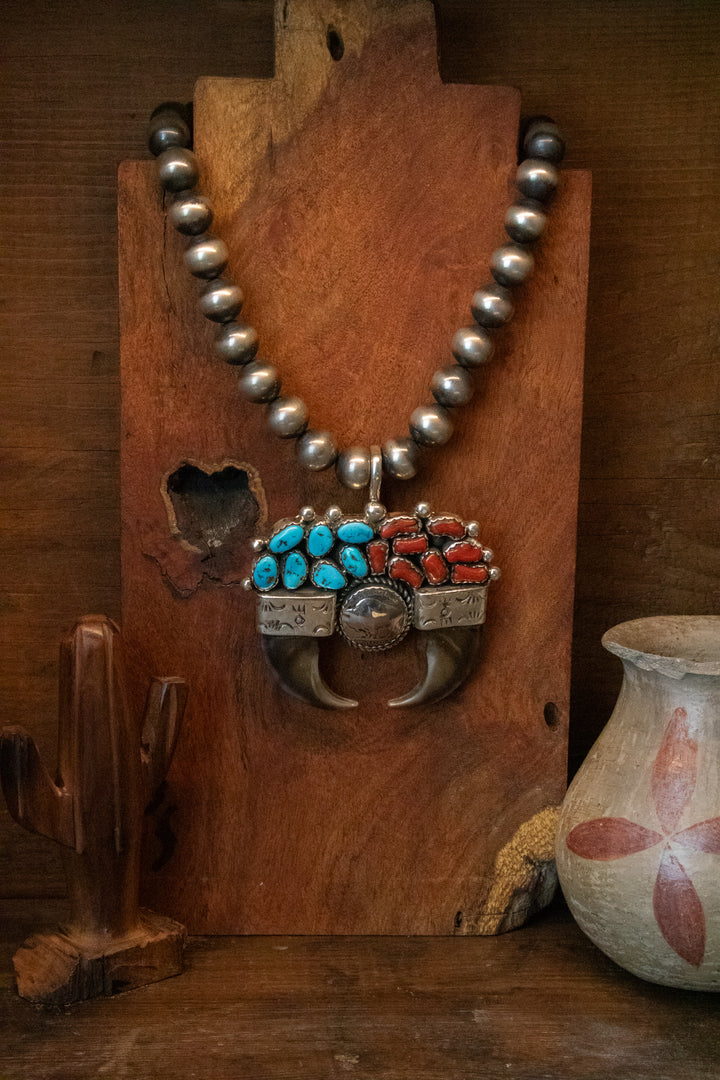 Bear Claws and Buffalo Nickel Coin Naja