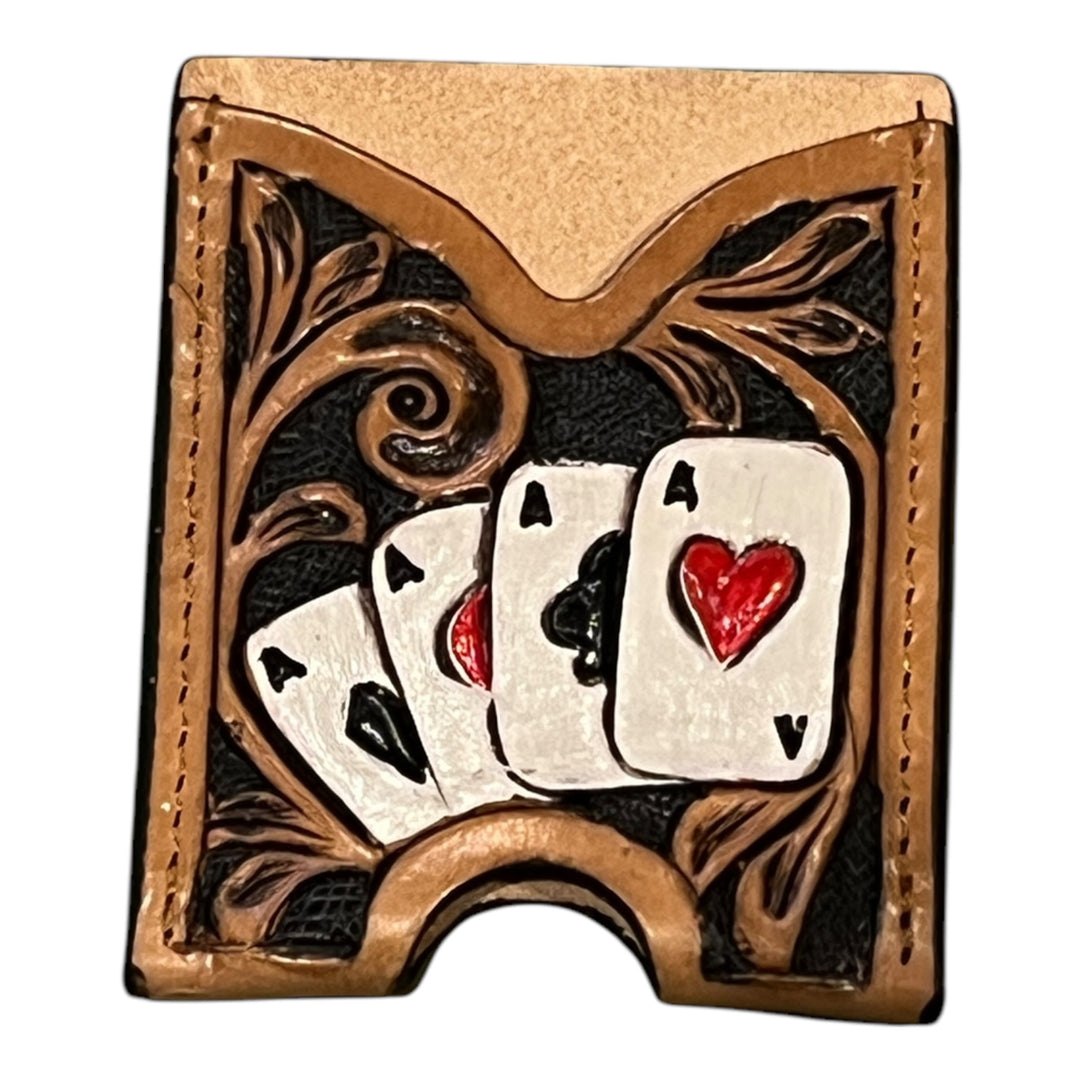 Designed Leather Credit Card Wallets (Mini)