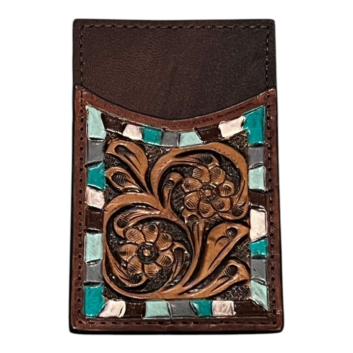 Aztec Leather Credit Card Wallet 