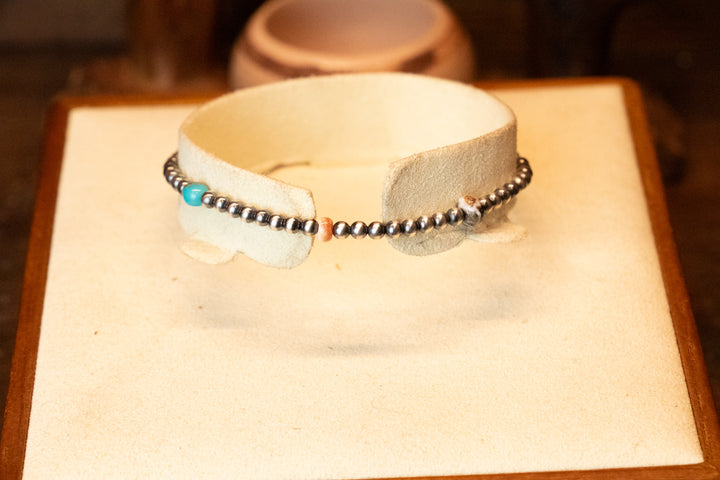 Navajo Pearls & Multi Color Bracelet