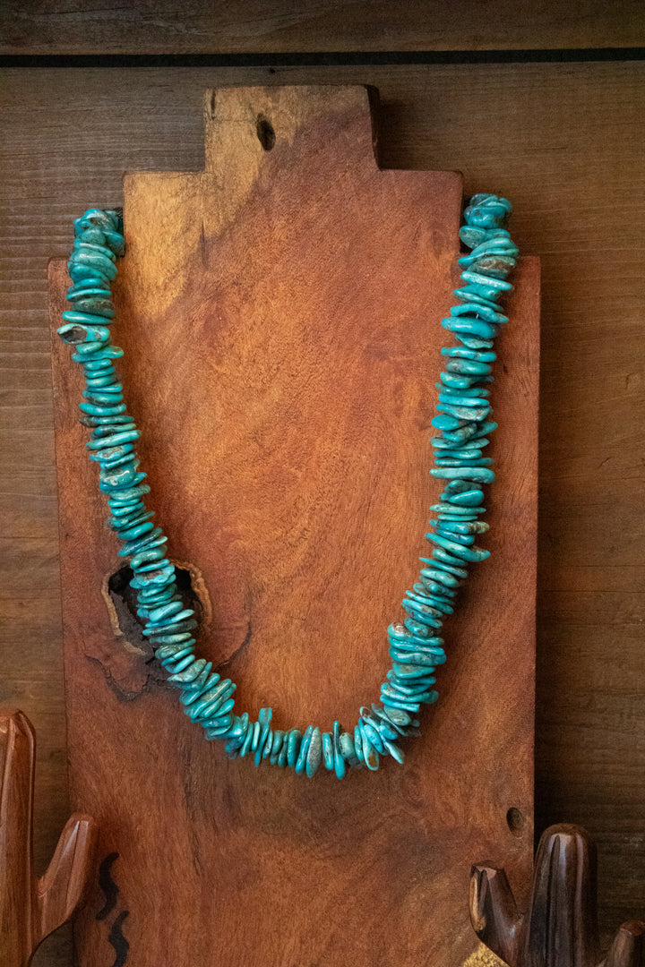 Arizona Heishi Nugget Turquoise Necklace